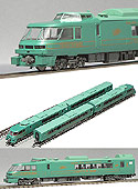 Diesel Train Series KIHA 183-1000 - Yufuin No Mori - 4 Cars Set - MicroAce A8247
