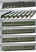 Manchuria Railway "Express Asia" with "Pacina 12" Steam Locomotive - 8 cars set - MicroAce A8404
