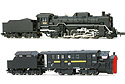 Steam Locomotive 2-8-2 Type D51-398 with KI604 Working Snowplow - MicroAce A0320