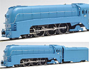 Steam Locomotive 4-6-2 Manchurian Railway Pashina 979  - First Type Sky Blue - MicroAce A8406