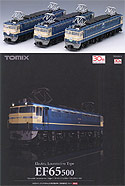 Electric Locomotives Type EF65-500 Takasaki (Limited Edition) - 3 Engines Set - Tomix 92944