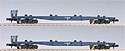 Container Wagons KOKI 10000 (without containers) - 2 cars set - Tomix 2757