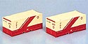 Containers Type UC-7 Shape 10t (Nippon) - 2 containers set - Tomix 3104