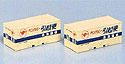 Containers Type UC-7 Shape 10t (Seino) - 2 containers set - Tomix 3105