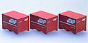 Containers Type 19D Shape 5t - 3 containers set - Tomix 3113