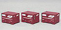 Containers Type 19D Shape 5t (with tagline) - 3 containers set - Tomix 3123