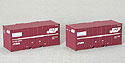 Containers Type 30A (with tagline) - 2 containers set - Tomix 3124