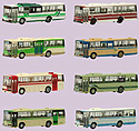 The Bus Collection Series No. 13 - 12 Bus Set - Tomytec Bus-13 (Tomix)