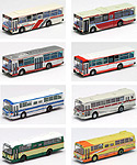 The Bus Collection Series No. 15 - 12 Bus Set - Tomytec Bus-15 (Tomix)