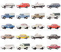 The Car Collection Series No. 4 - 36 Cars Set - Tomytec Car-04 (Tomix)