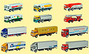 The Truck Collection Series No. 3 - 12 Trucks Set - Tomytec Truck-03 (Tomix)