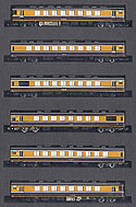 Japanese-style Saloon Cars Series 12 "Kutsurogi" (new color) - 6 Cars Set - Tomix 92738
