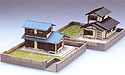 Japanese  Suburban Town House (Brown roof) - Tomix 4013b