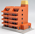 Condominium (Reddish Brown) Five Floors - Tomix 4034-RB