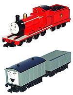 Thomas the Tank Engine & Friends - James Collectible - 3 Cars Set - Tomix 93802